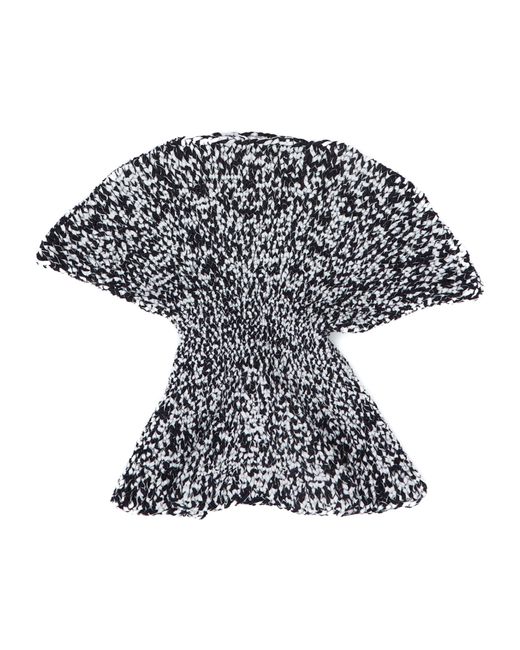Khaite Multicolor Mathilde Hand-Knit Peplum Top