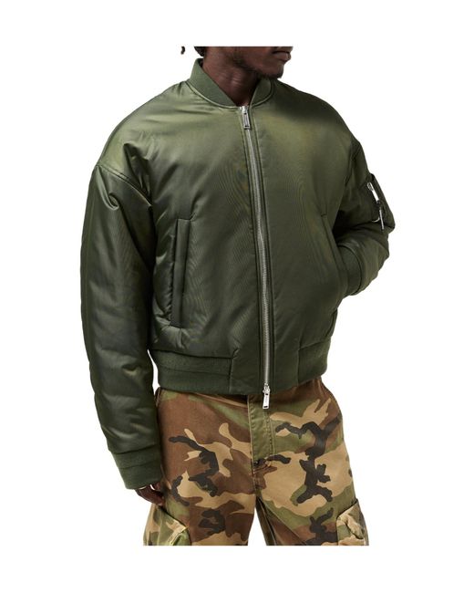 DSquared² Green Baseball Jacket for men