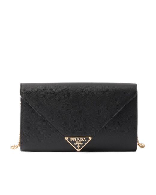 Prada Black Mini Saffiano Leather Bag