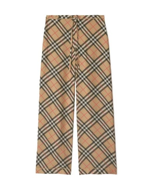 Burberry Multicolor Nova Checked Drawstring Pyjama Trousers