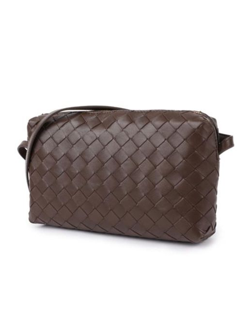 Bottega Veneta Brown Woven Shoulder Bag