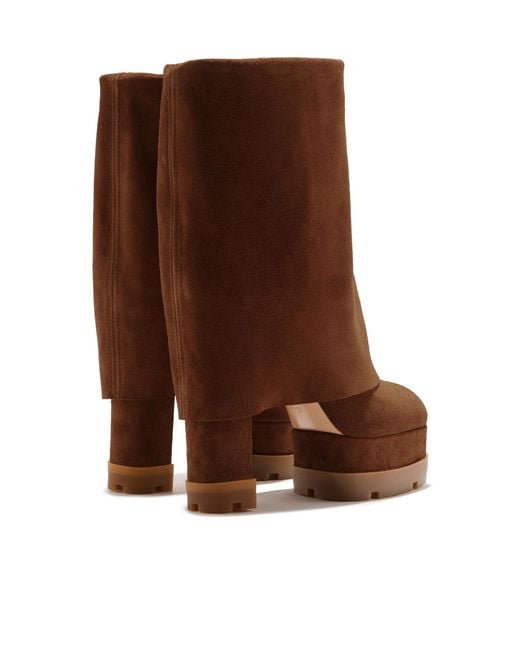 Casadei Brown Nancy Reversable Boots