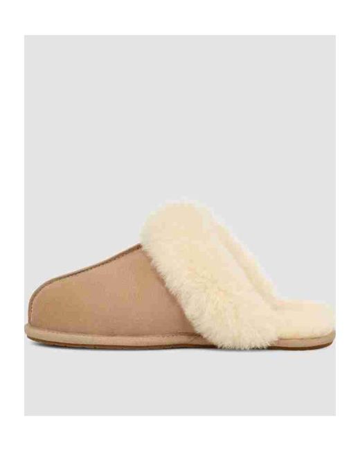 Ugg Natural Scuffette Ii Wool-Lined Slippers