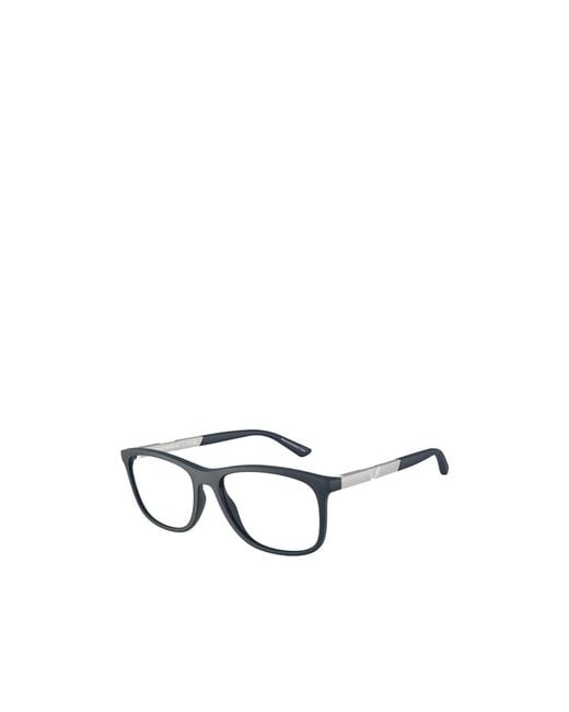Emporio Armani White Full Frame Plain Mirror for men