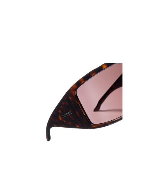 Gucci Pink Mask Frame Sunglasses for men