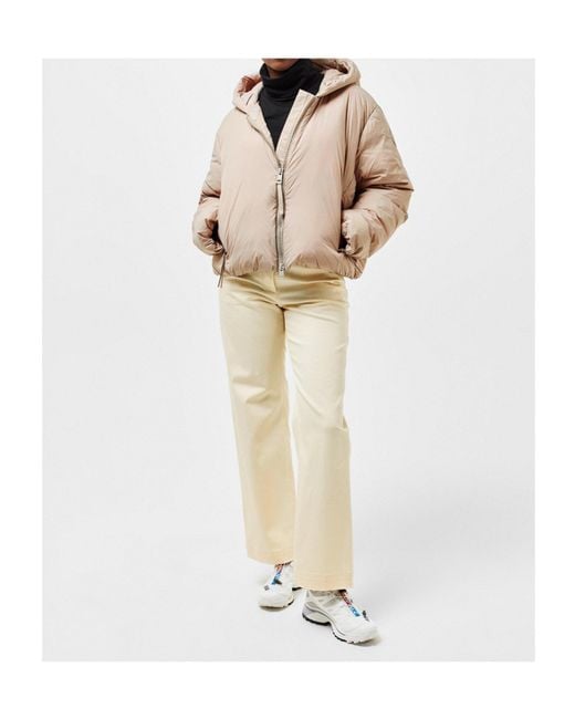 Canada Goose Natural Hooded Short Padded Jacket