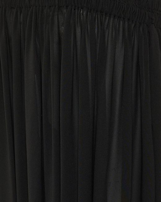 Alaïa Black Pleated Casual Pants
