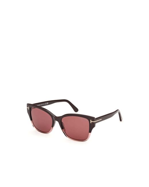 Tom Ford Pink Eyewear Elsa Cat-Eye Frame Sunglasses