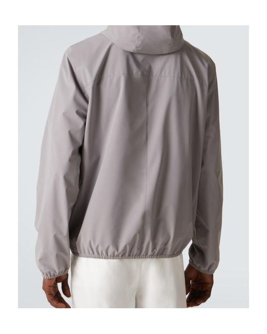 Brunello Cucinelli Gray Logo Jacket for men