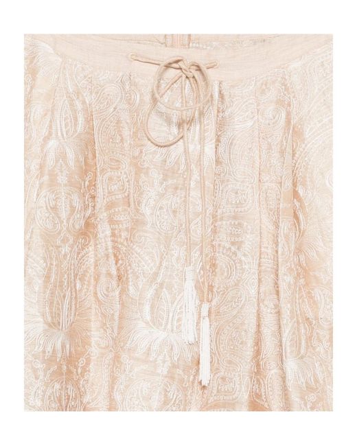 Seventy Natural Floral Skirt