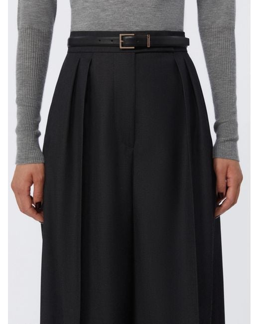 Max Mara White Mxagrazia Buckle Belt