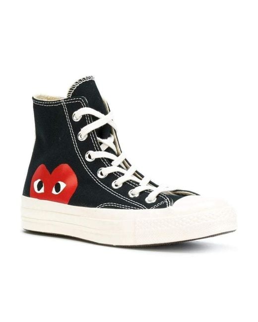 COMME DES GARÇONS PLAY Multicolor Comme Des Garcons Play X Converse Printed High-Top Casual Trainers for men