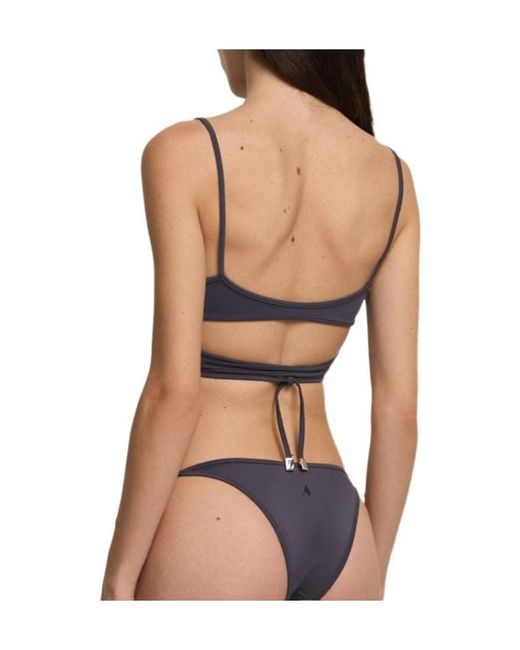 The Attico Multicolor Lycra Triangle Bikini