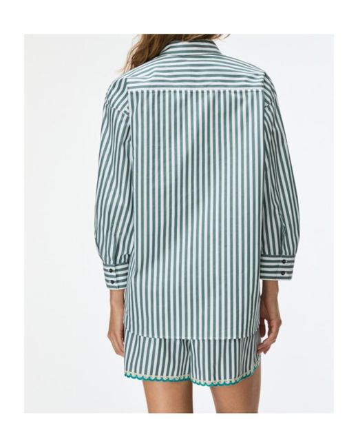 iBlues Blue Oversized Shirt