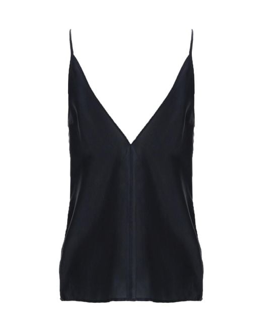 Alysi Black V-Neck Camisole Top