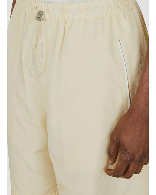 Jil Sander Natural Drawstring-Waistband Shorts for men