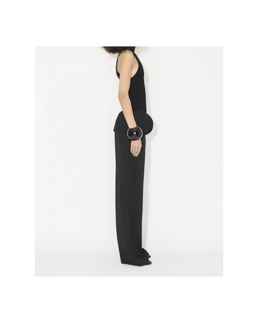 Alaïa Blue Strapless Jumpsuit