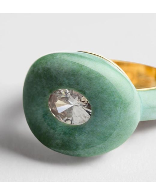 Dior Green Rocks Ring