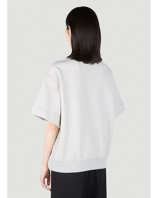 Jil Sander White Sweatshirt