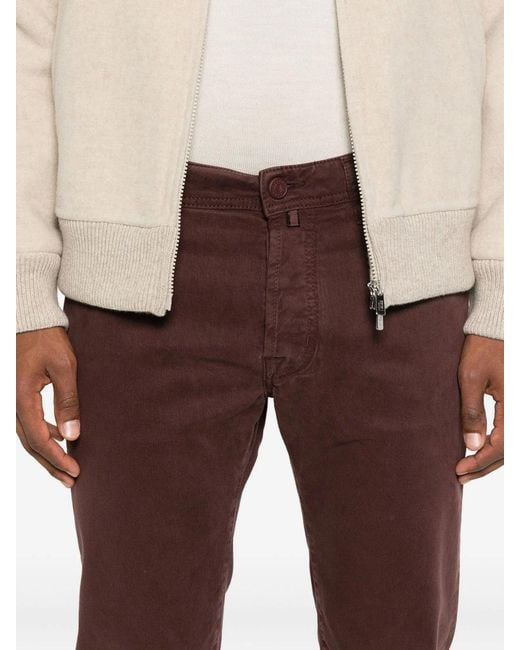 Jacob Cohen Brown Multi-Pocket Casual Pants for men