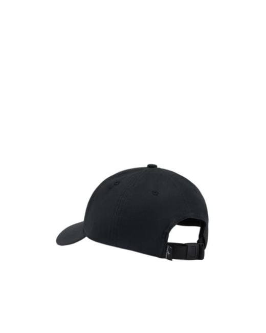 Stone Island Black Logo Embroidered Baseball Cap for men