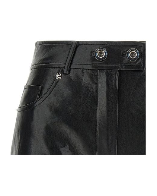 Self-Portrait Black Voluntary Ruffled Shorts
