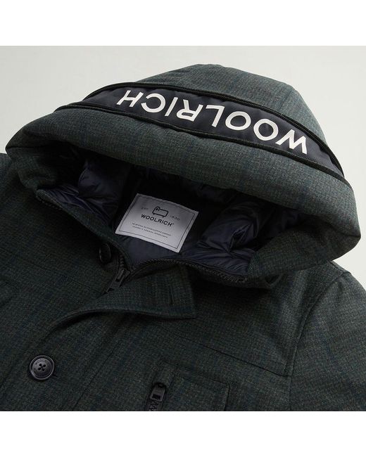 Woolrich Black Arctic Padded Parka for men