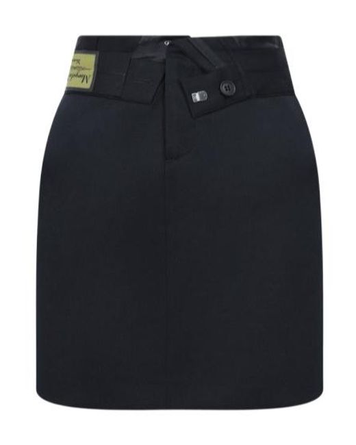 MM6 by Maison Margiela Blue Mini Skirt