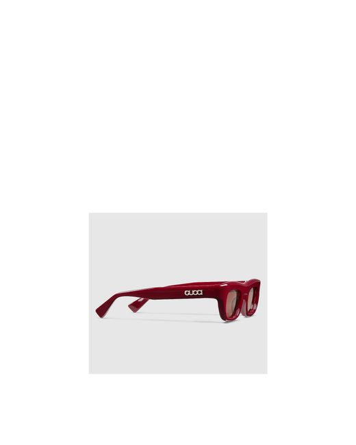 Gucci Pink Rectangular Lens Sunglasses for men