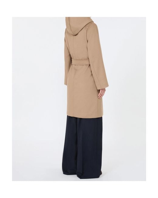 Max Mara Natural Studio Mstnewmang Broadcloth Robe Coat