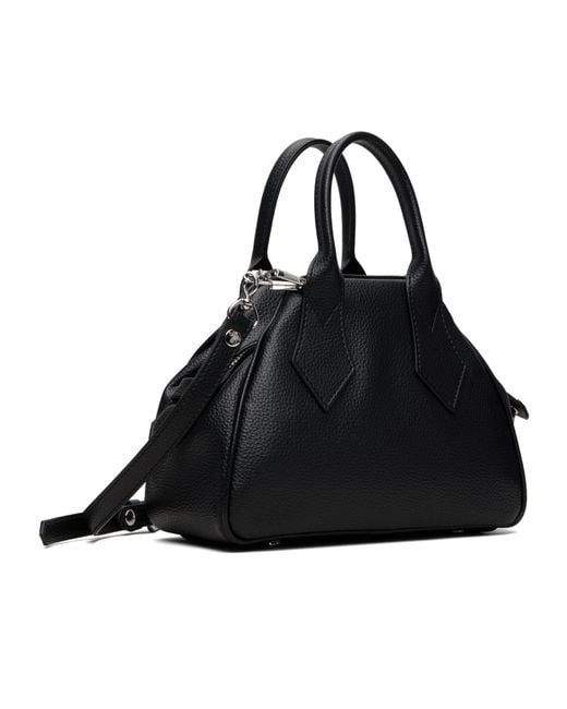 Vivienne Westwood Black Yasmine Small Tote Bag