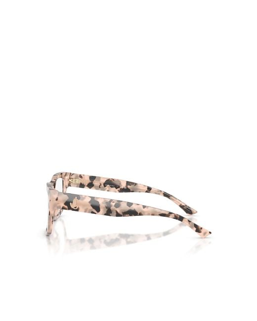 Jimmy Choo White Eyewear Pillow Frame Glasses