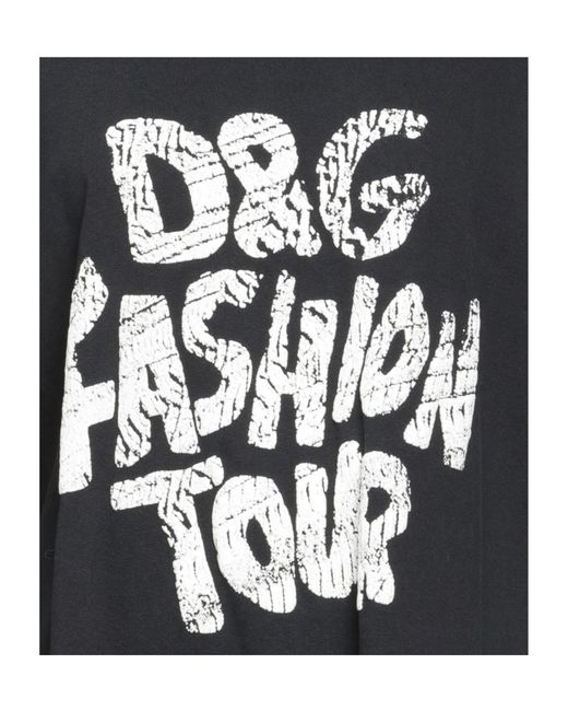 Dolce & Gabbana Black Oversized T-Shirt