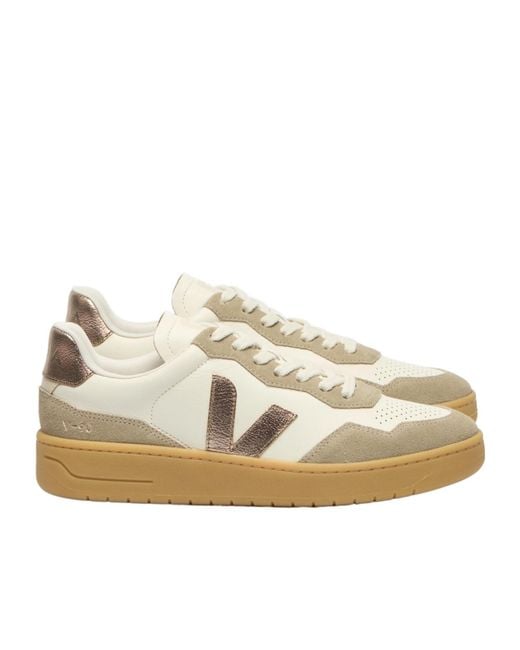 Veja V-90 Leather Pure Bronze Natural