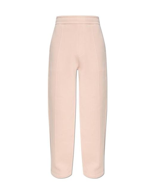 AMI Pink Elastic Waist Jogging Pants for men