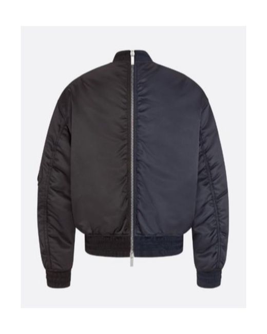 Dior Blue And Judy Blame Bomber Jacket for men