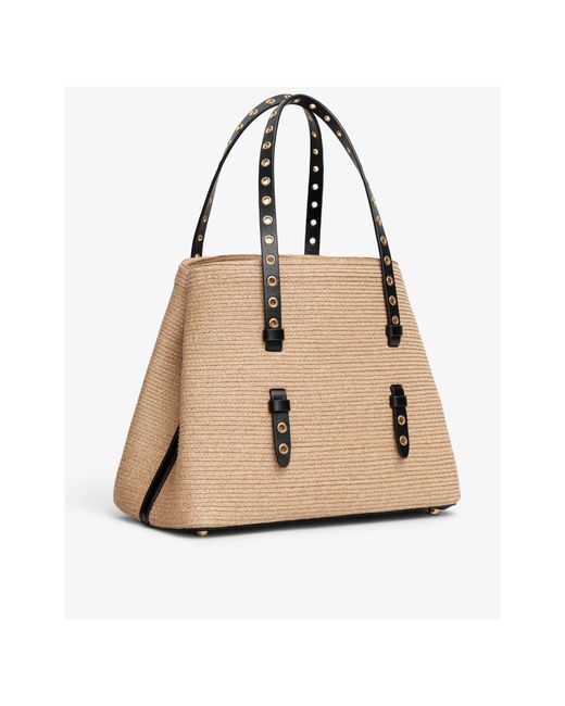 Alaïa Natural Alaïa Mina 25 Medium Tote Bag