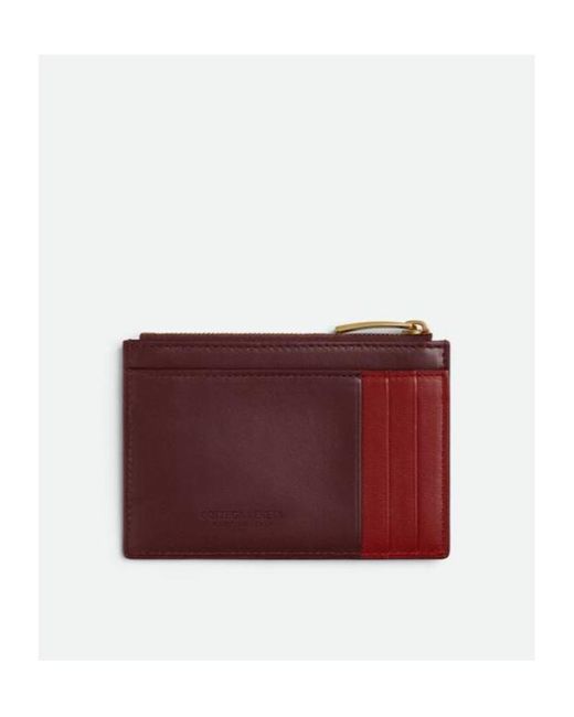 Bottega Veneta Purple Cassette Zipped Card Case