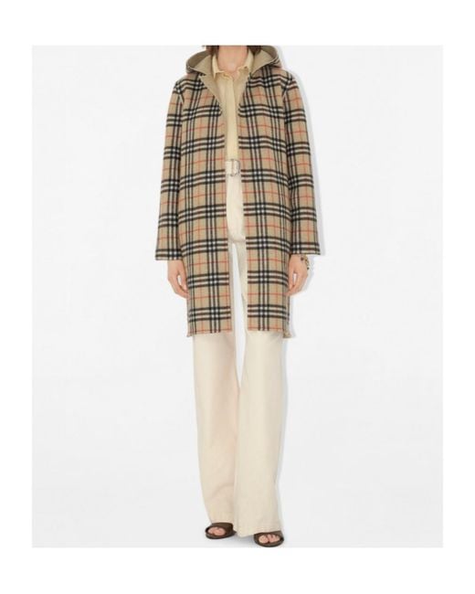 Burberry Natural Belted Reversible Coat