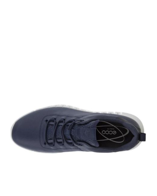 Ecco Blue Laced Sneakers for men