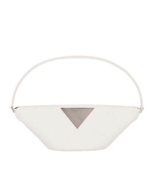 The Attico White The Piccola Shoulder Bag