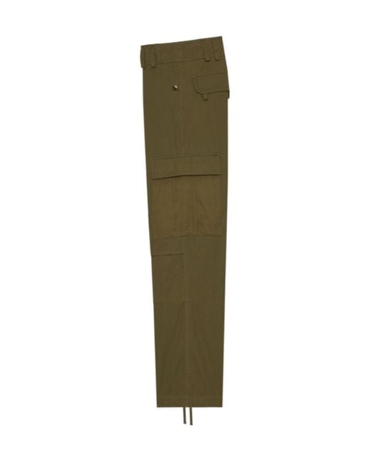 Saint Laurent Green Cassandre Cargo Pants