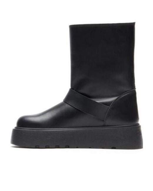 Casadei Black Leather Boots