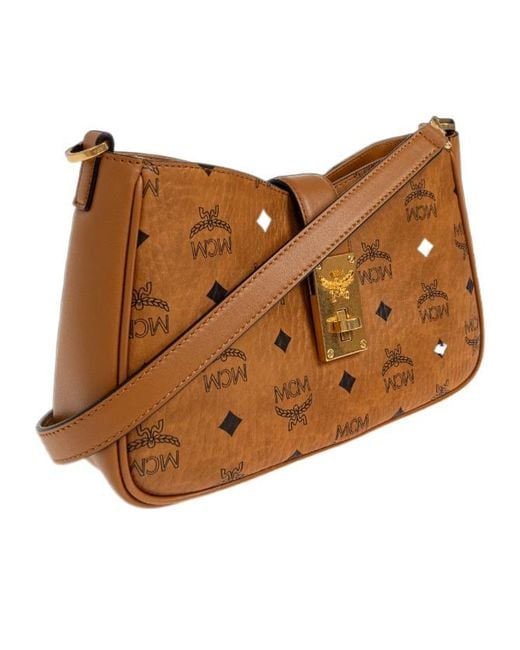 MCM Brown Tracy Shoulder Bag