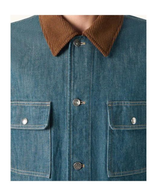 Loro Piana Blue Cobh Jacket for men