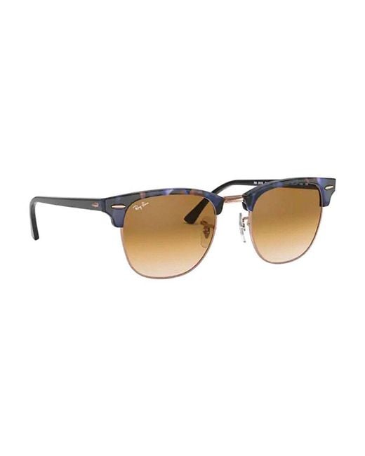 Ray-Ban Multicolor Clubmaster Square Frame Sunglasses for men