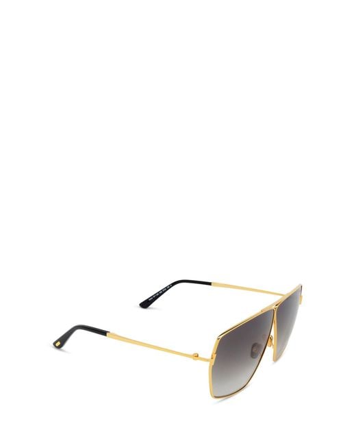 Tom Ford Metallic Logo Sunglasses for men