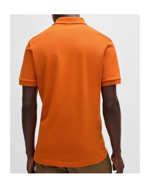 Boss Orange Short-Sleeved Polo Shirt for men