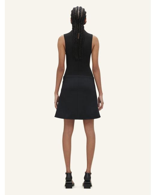 Courreges Black Sleeveless Bodysuit