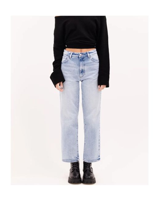 ICON DENIM Blue Five Pockets Jeans